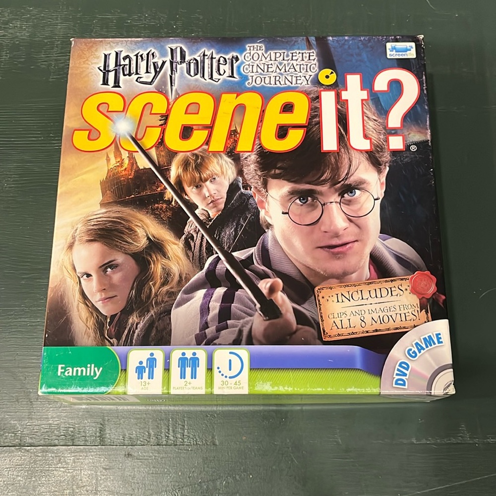 Scene it? Harry Potter The Complete Cinematic Journey Game 100% COMPLETE